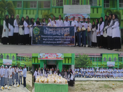 MAN 2 Langsa Gelar Santunan Ramadhan 1446 H
