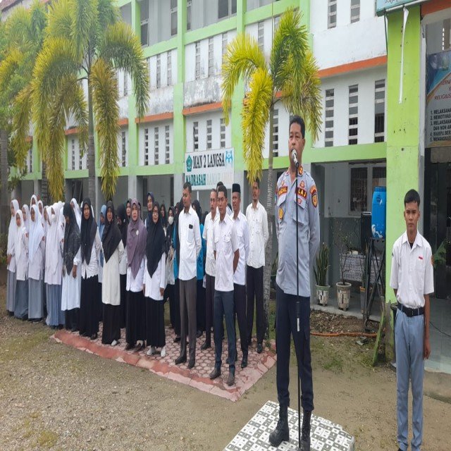 Peringati HUT Kota Langsa ke-21, Dishub Lakukan Kunjungan ke MAN 2 Langsa