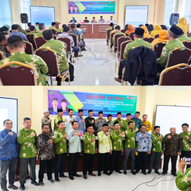 Man 2 Langsa Mengikuti Sosialisasi dan Evaluasi Pembangunan Zona Integritas