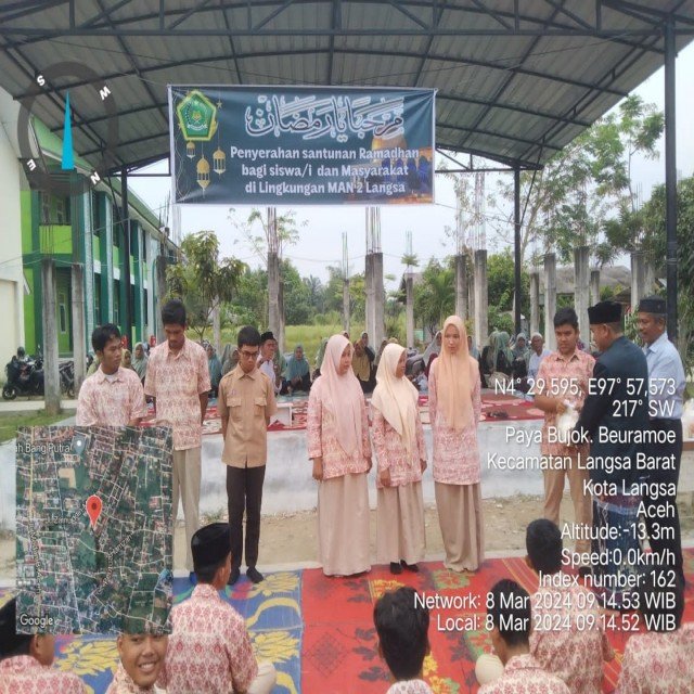 Sambut Ramadhan, MAN 2 Langsa Bagikan Paket Sembako