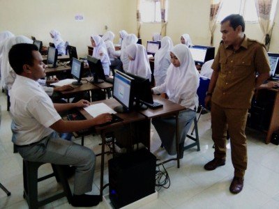 Simulasi 3 (Gladi Bersih) UNBK Tingkat MA di MAN 2 Langsa