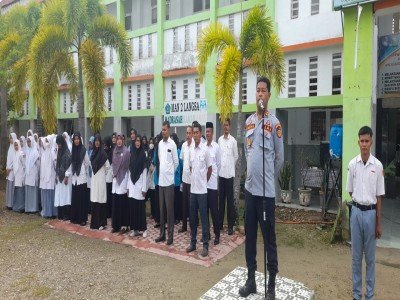 Peringati HUT Kota Langsa ke-21, Dishub Lakukan Kunjungan ke MAN 2 Langsa