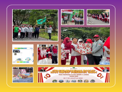 MAN 2 Langsa Gelar Jalan Santai Kerukunan 2025